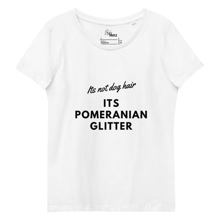 T-Shirt Pom Glitter hell